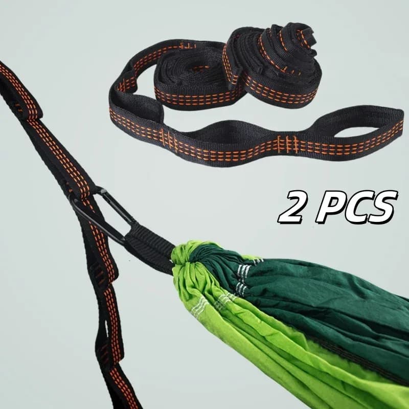 Lot de 2 sangles de hamac en polyester haute résistance (600 lb)