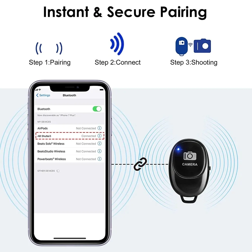 Mini trépied flexible pour smartphone avec support rotatif à 360° slide 5