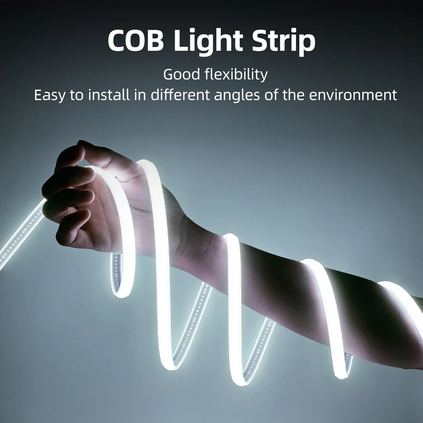 Ruban LED COB Flexible et Étanche 220V - 288 LED/m slide 3