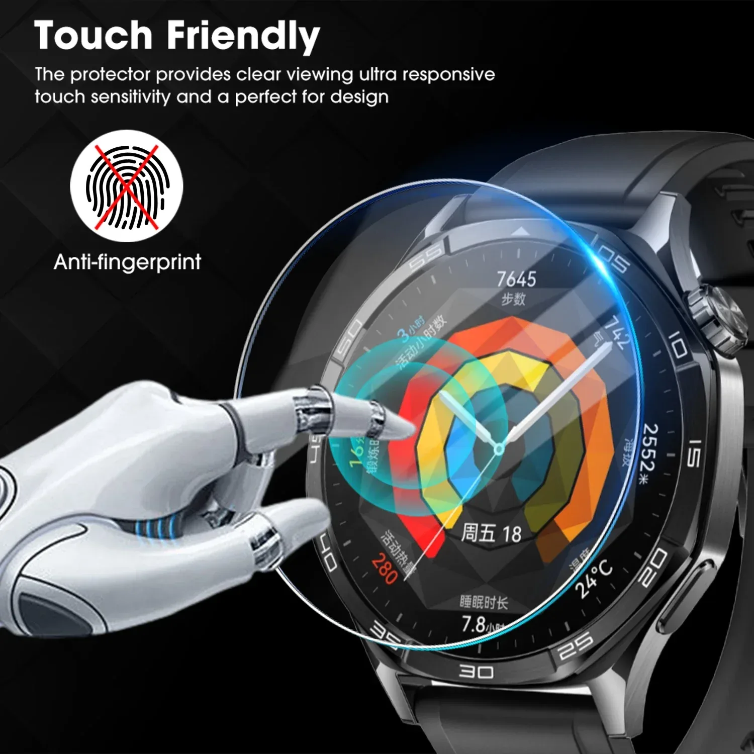 Protection d'écran Premium pour Huawei Watch GT5 / GT5 Pro (41mm, 42mm, 46mm) slide 4