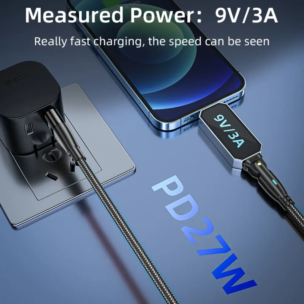 Câble AUFU USB-C vers Lightning 20W PD - Charge Rapide pour iPhone et iPad - Image 3