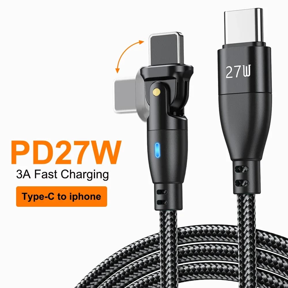 Câble AUFU USB-C vers Lightning 20W PD - Charge Rapide pour iPhone et iPad slide 11