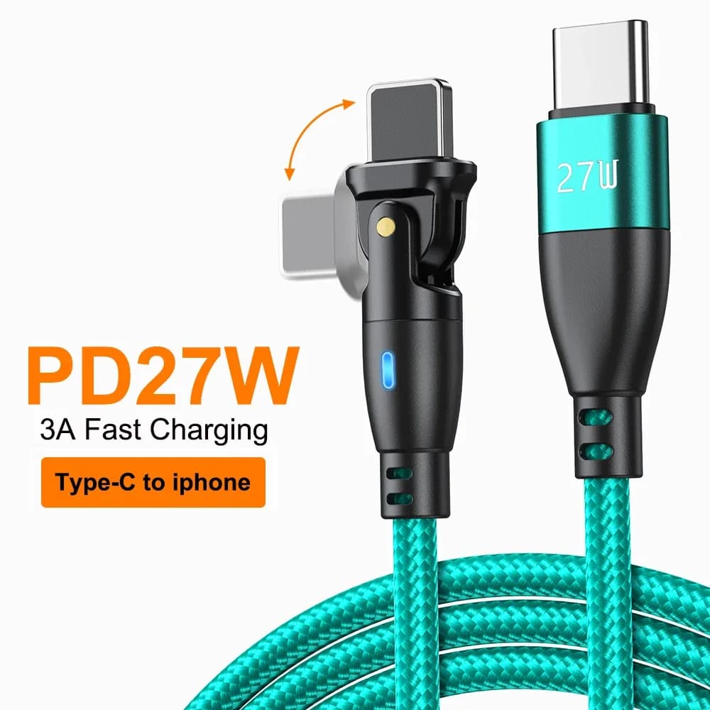 Câble AUFU USB-C vers Lightning 20W PD - Charge Rapide pour iPhone et iPad slide 10