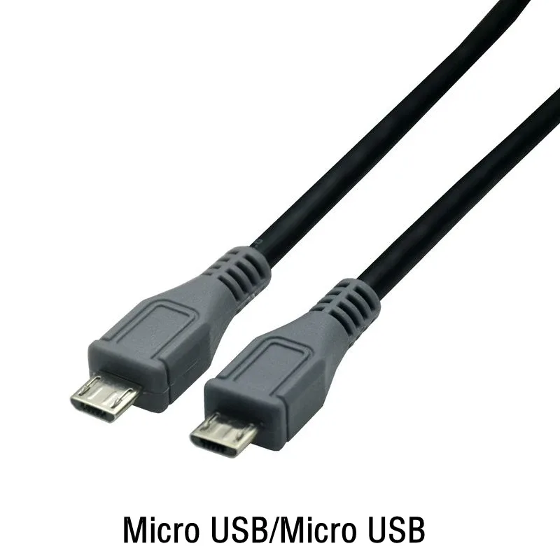 Câble USB-C vers Micro-USB à angle droit (90°) - OTG et Charge (25 cm - 0,5 m) - Image 3