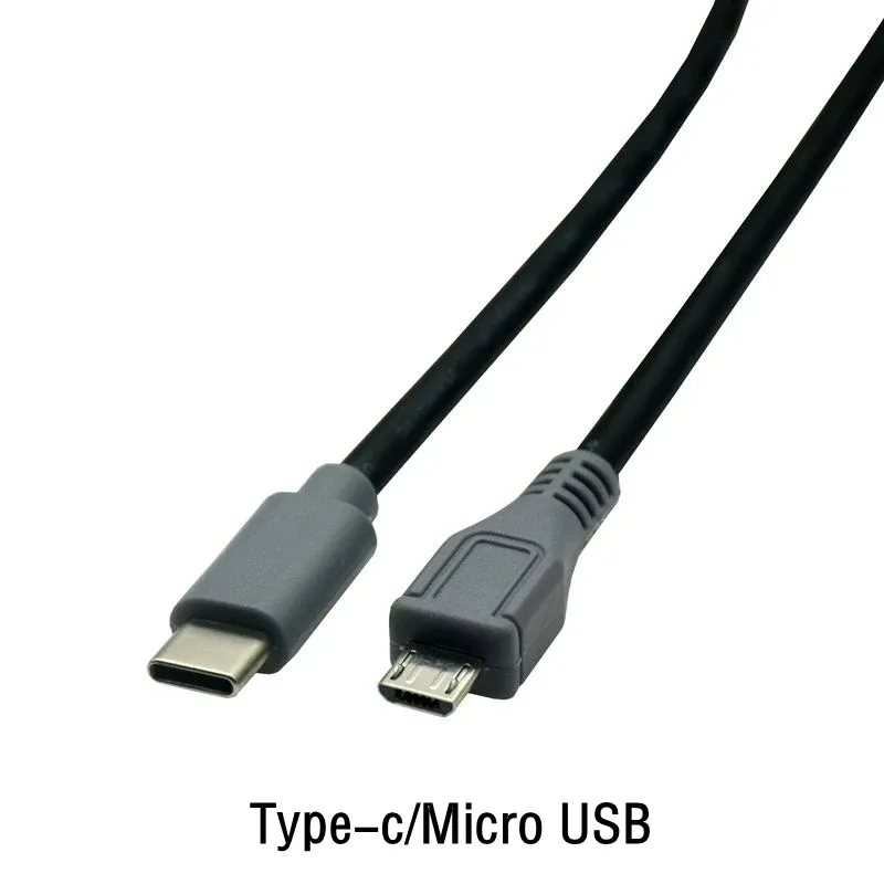 Câble USB-C vers Micro-USB à angle droit (90°) - OTG et Charge (25 cm - 0,5 m) slide 9