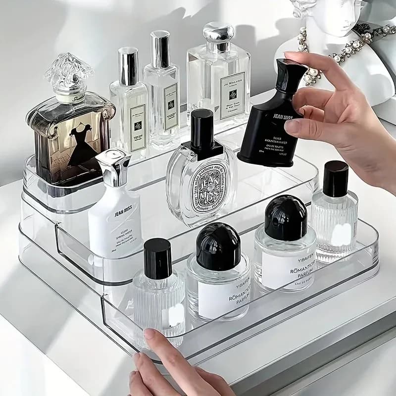 Organisateur de Parfums et Cosmétiques Transparent et Robuste slide 3