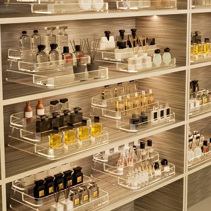 Organisateur de Parfums et Cosmétiques Transparent et Robuste slide 2