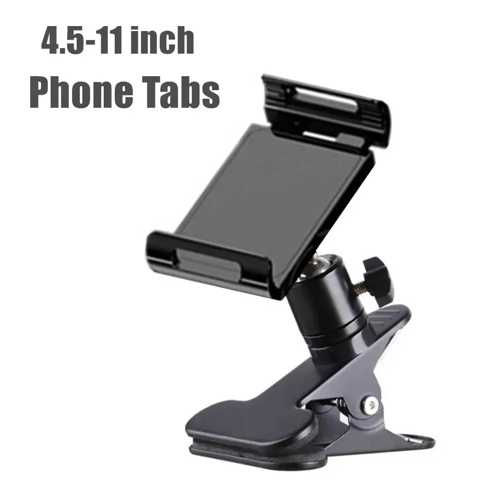 Support de tablette et smartphone à pince en métal pour bureau et cuisine slide 8