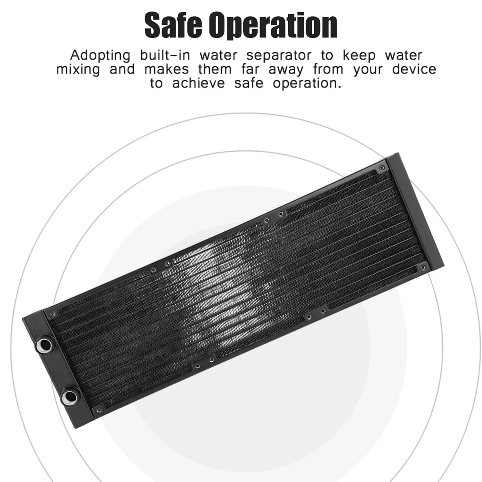 Radiateur de refroidissement liquide pour PC, 12 tubes, filetage G1/4 - Image 5
