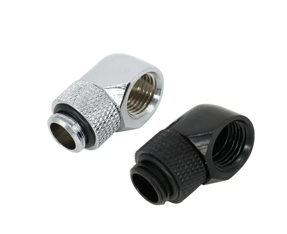 Lot de 4 raccords rotatifs à 90° en laiton, filetage G1/4, pour watercooling PC - Image 6