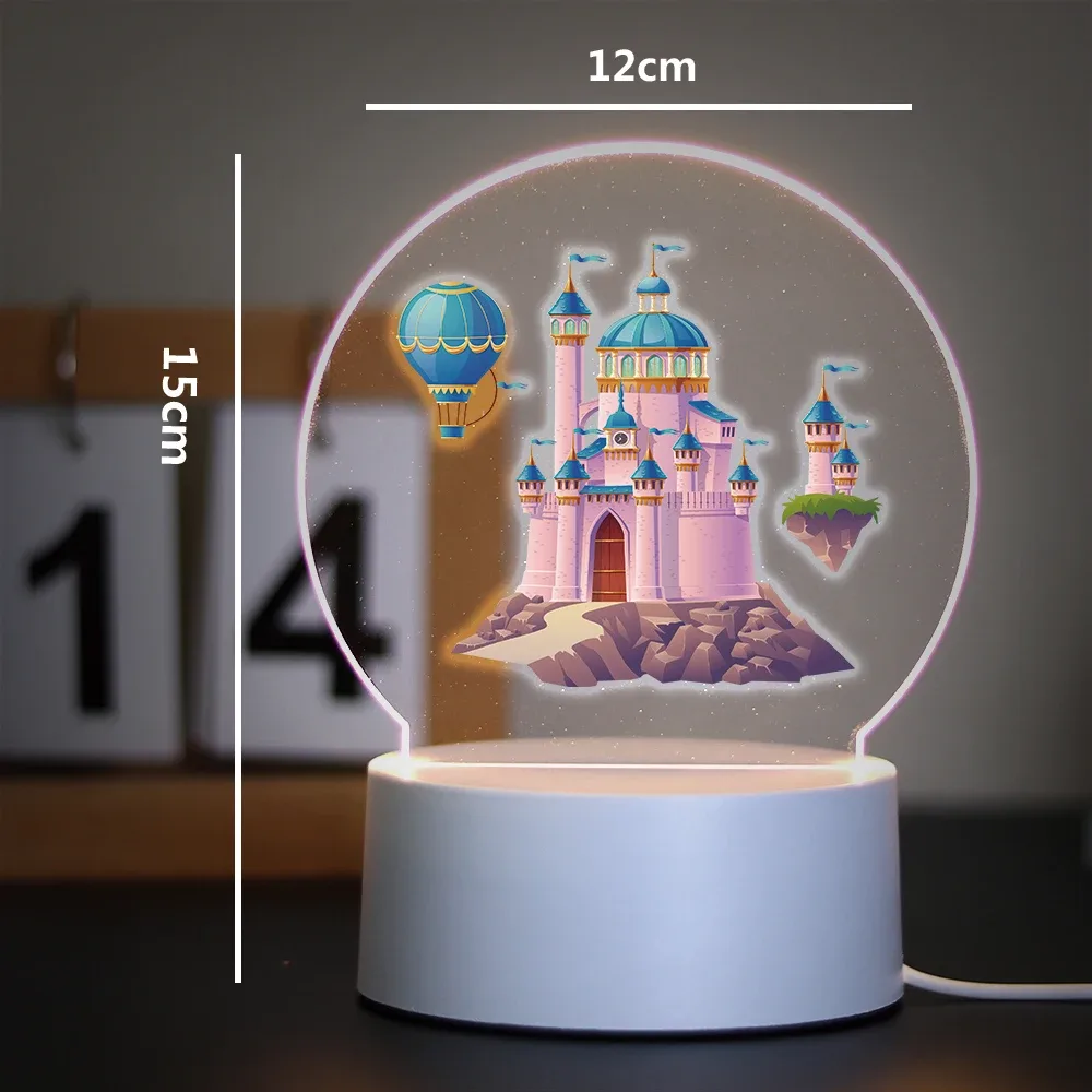 Veilleuse LED 3D Château de Princesse pour Enfant - Image 4