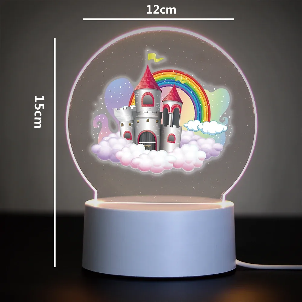 Veilleuse LED 3D Château de Princesse pour Enfant slide 7