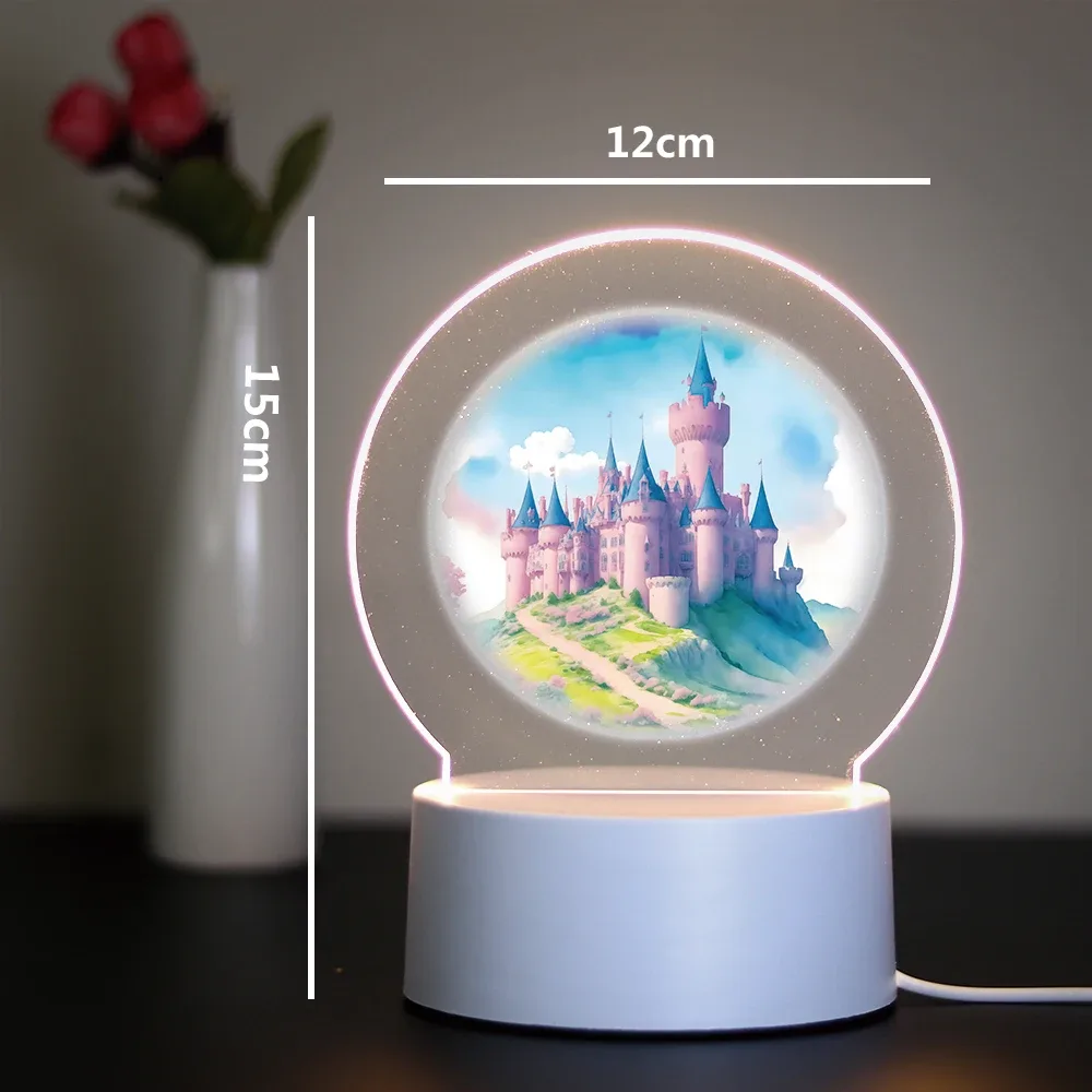 Veilleuse LED 3D Château de Princesse pour Enfant slide 14