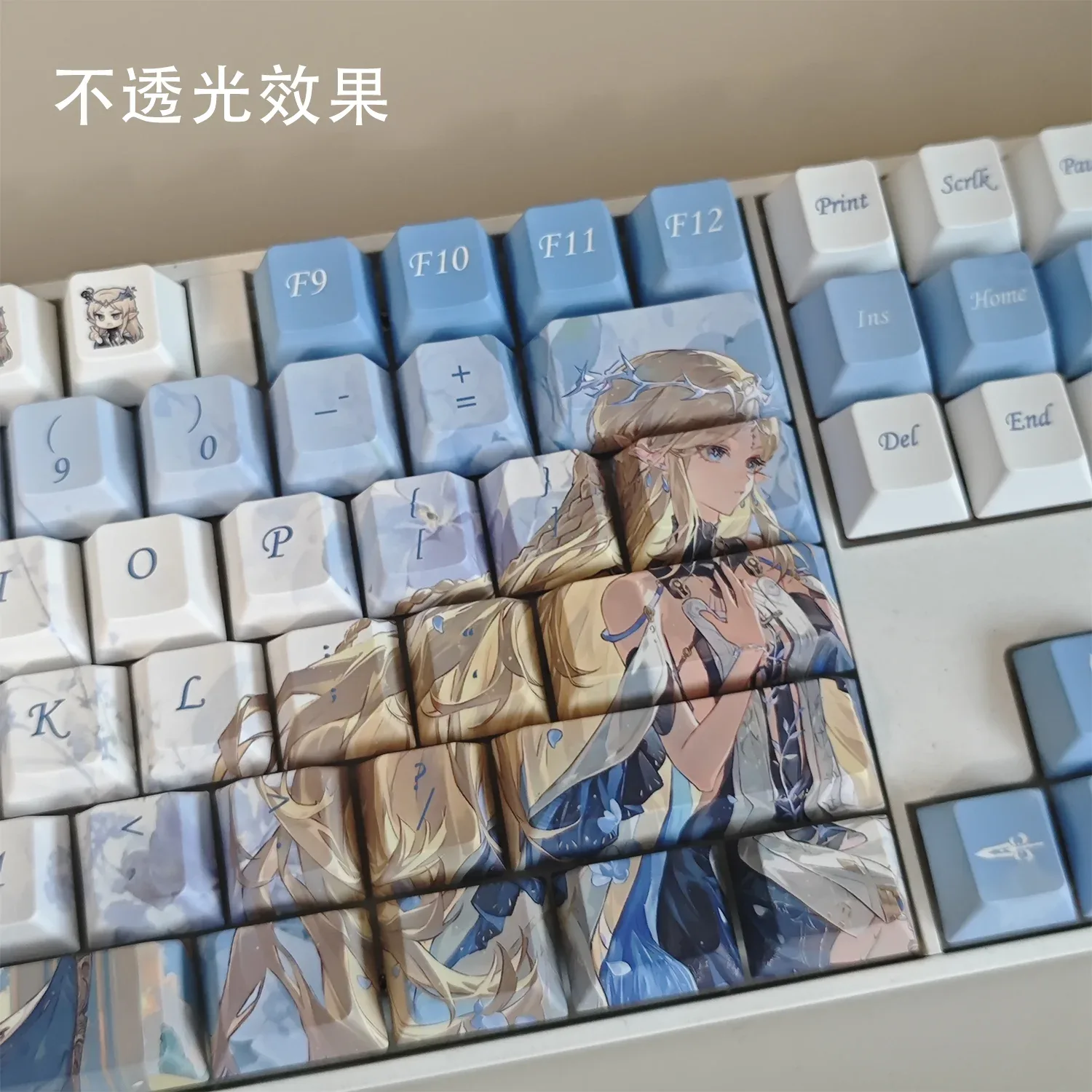 Set de Keycaps Wuthering Waves Cartethyia - PBT à Sublimation Thermique - Profil Cherry (104/108 Touches) slide 8