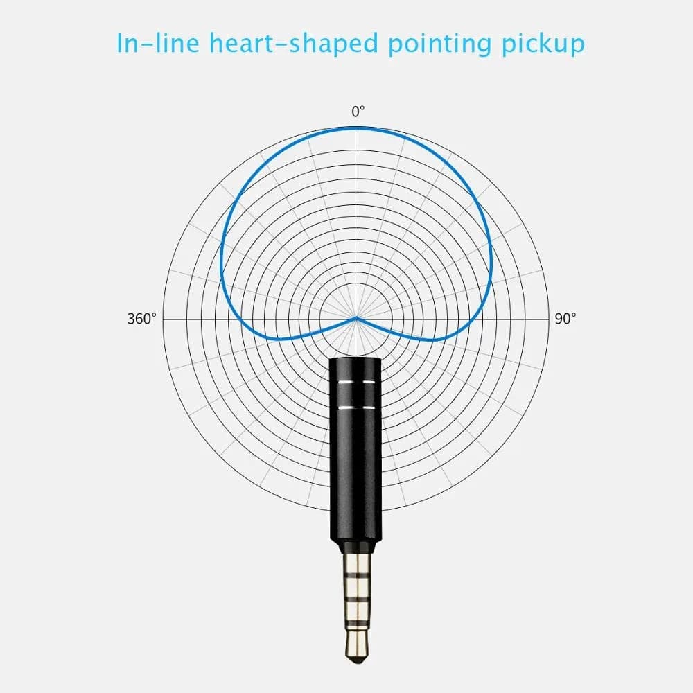 Mini microphone portable Jack 3,5 mm pour smartphone et ordinateur - Image 3