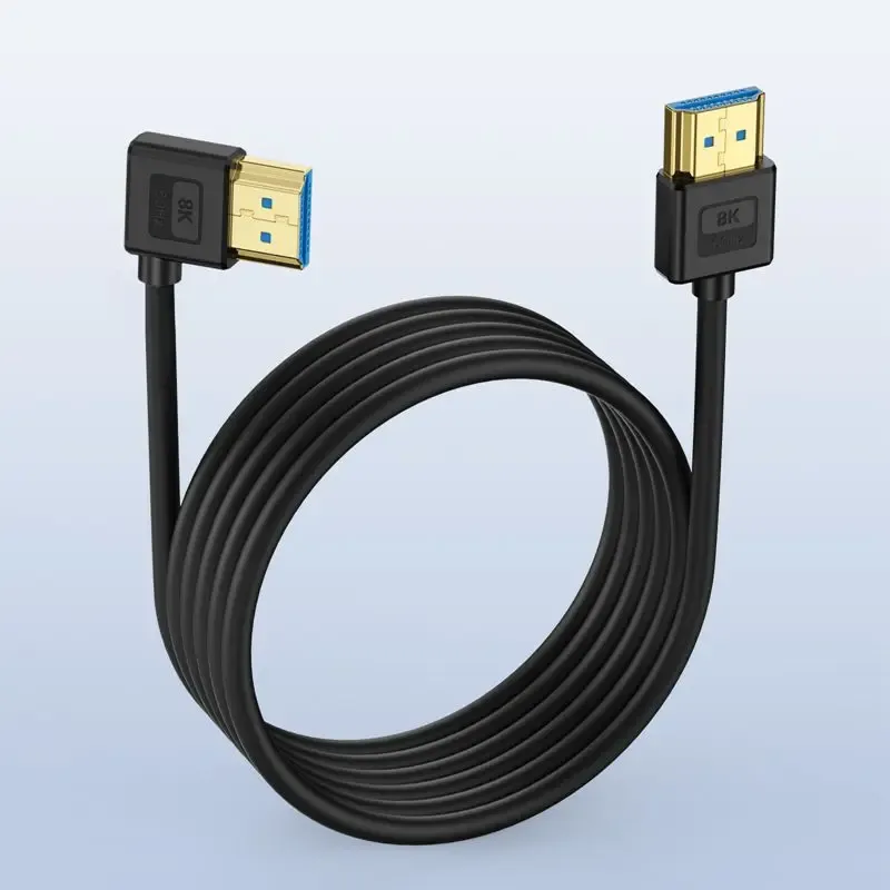 Câble HDMI 2.1 Coudé en Silicone, Ultra Flexible et Fin - 10K 96Hz, 8K 60Hz, 4K 240Hz/144Hz - Image 6