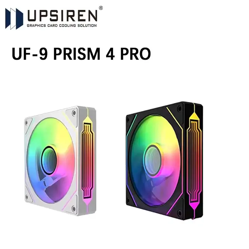 UPSIREN UF-9 ISM 4 PRO Ventilateur de Boîtier 92mm ARGB PWM Silencieux (800-2500 RPM)