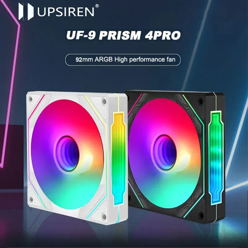 UPSIREN UF-9 ISM 4 PRO Ventilateur de Boîtier 92mm ARGB PWM Silencieux (800-2500 RPM) slide 2