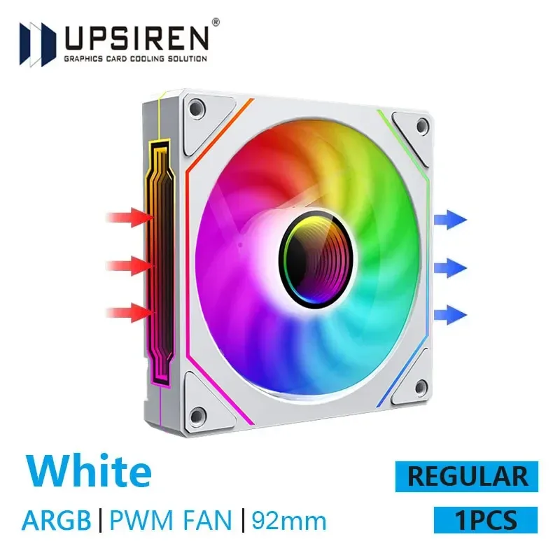 UPSIREN UF-9 ISM 4 PRO Ventilateur de Boîtier 92mm ARGB PWM Silencieux (800-2500 RPM) slide 7