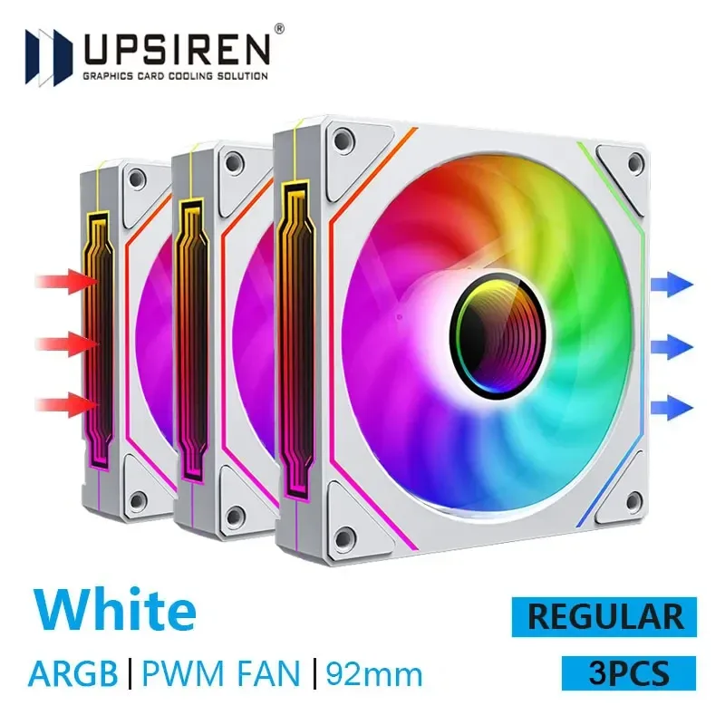 UPSIREN UF-9 ISM 4 PRO Ventilateur de Boîtier 92mm ARGB PWM Silencieux (800-2500 RPM) slide 8