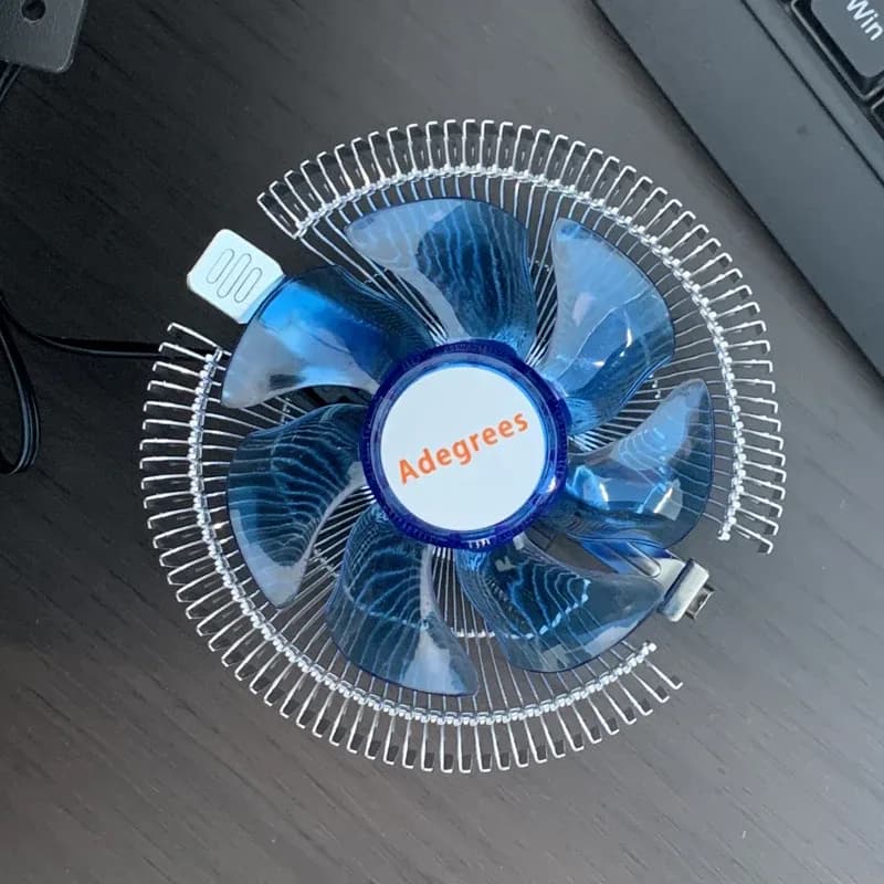 Ventirad CPU à Air avec LED Bleue - 3 Broches - Compatible Intel LGA 1150/1151/1155/1156/1200/1366/1700/X99 & AMD AM3/AM4/AM5 slide 7