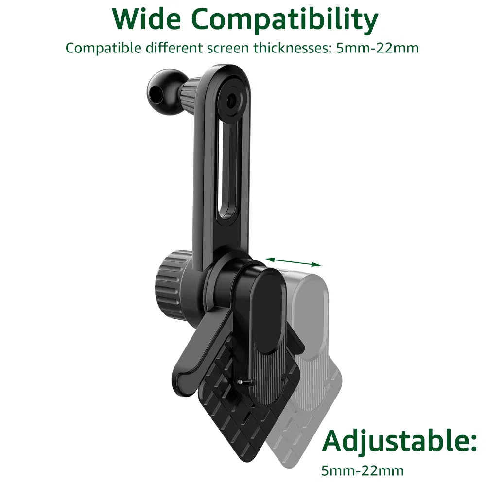 Support de téléphone pour écran Tesla Model 3/Y avec bras d'extension et rotule 17mm - Image 4