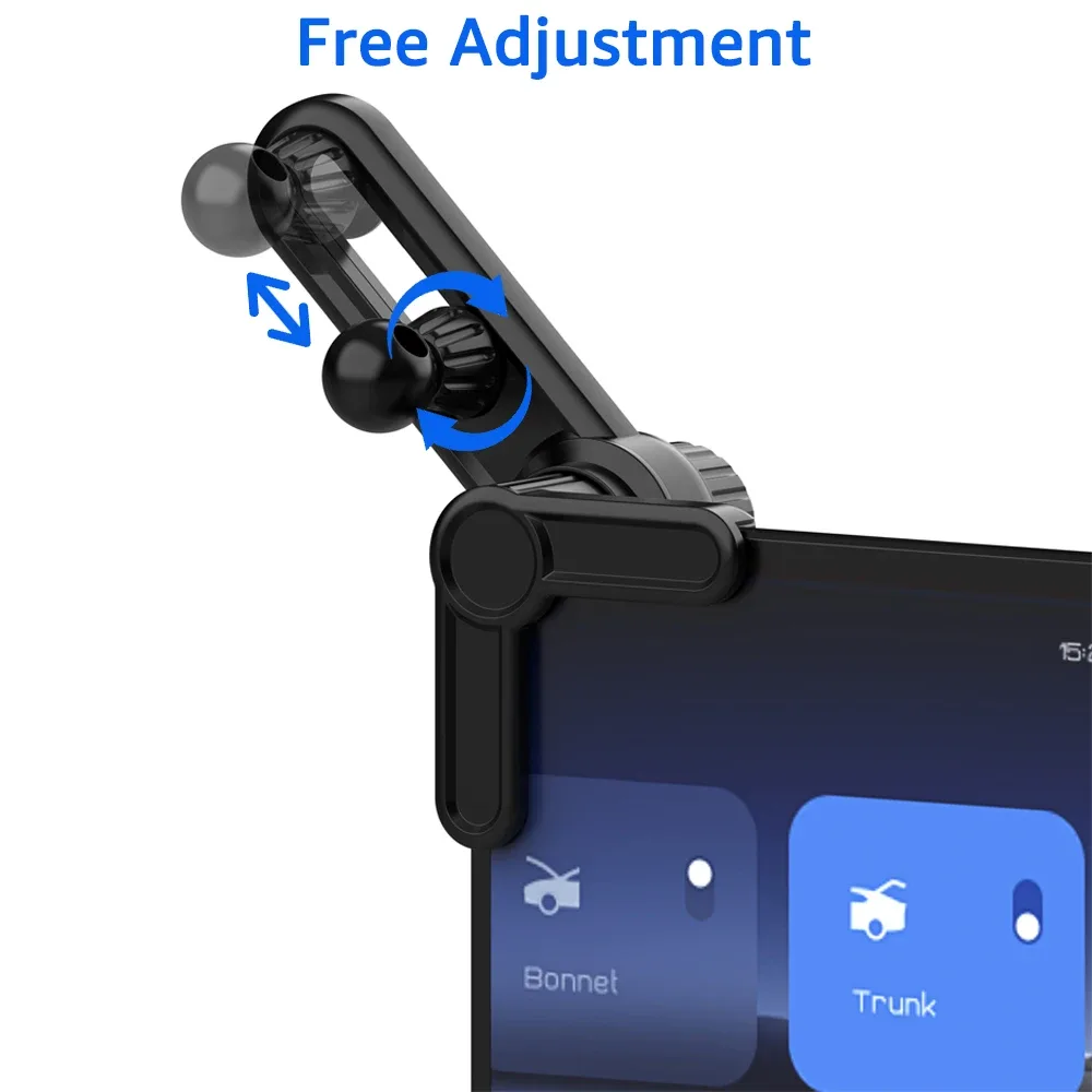 Support de téléphone pour écran Tesla Model 3/Y avec bras d'extension et rotule 17mm - Image 6