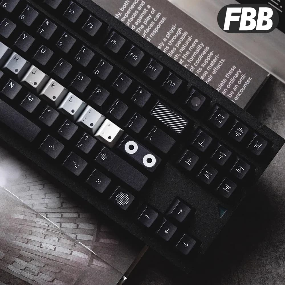 Touches de clavier FBB Thème OPXY en PBT à sublimation pour switches Cherry MX - Image 1