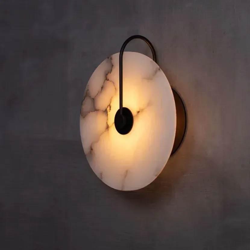 Applique murale LED moderne en marbre - Image 1