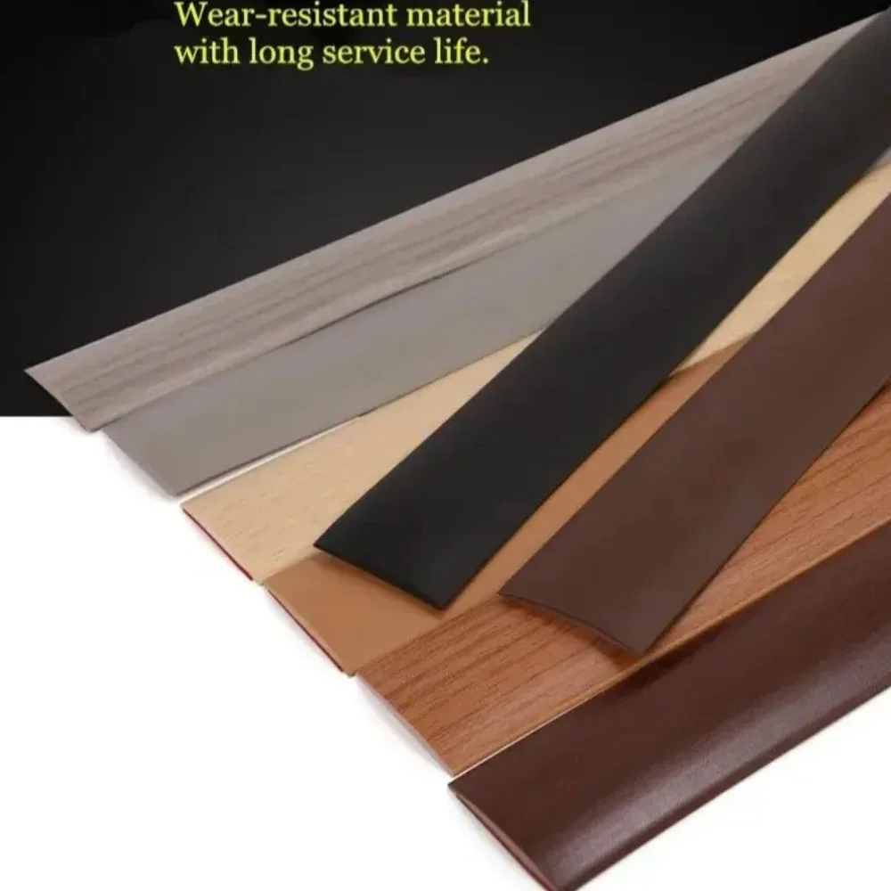 Barre de seuil autocollante en PVC - 1 m x 4 cm