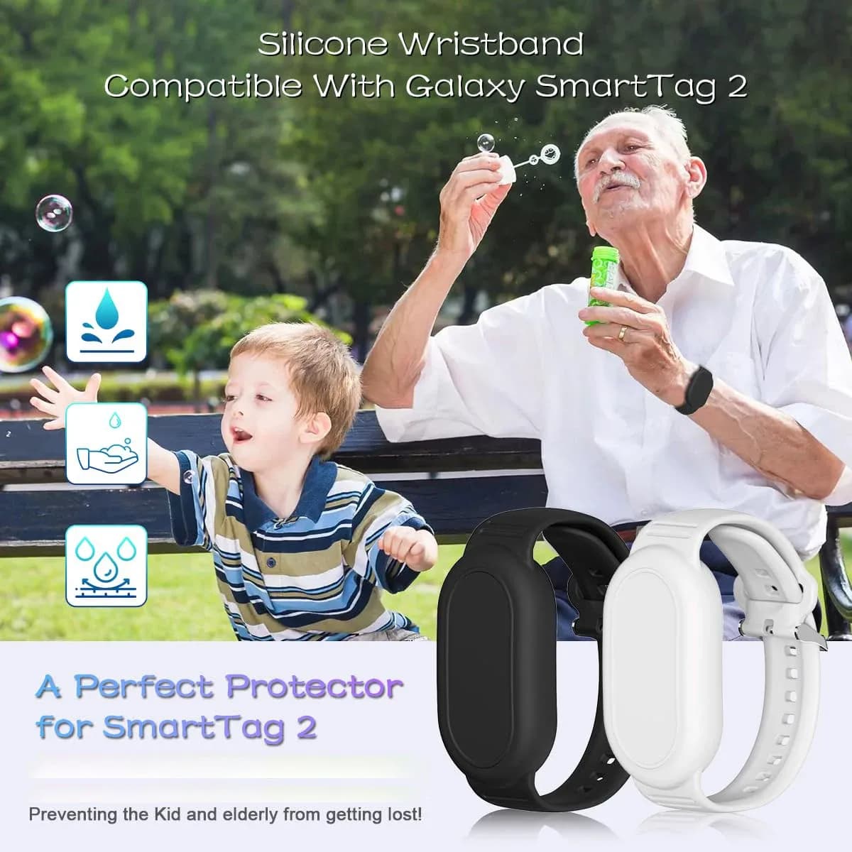Bracelet en silicone pour Samsung Galaxy SmartTag2 - Image 2