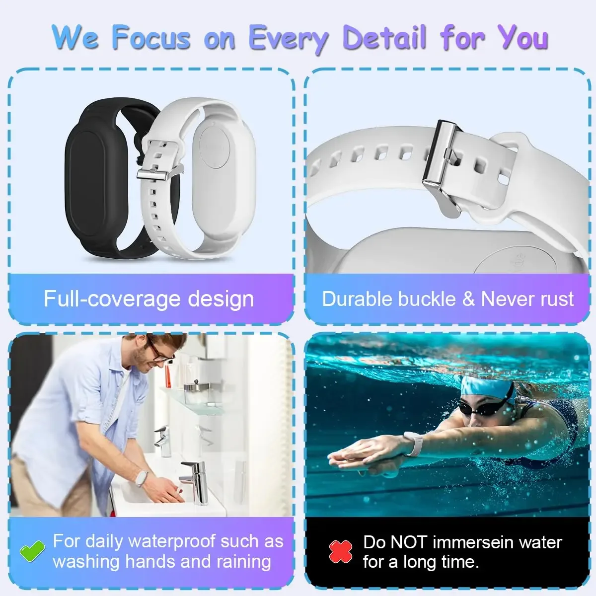 Bracelet en silicone pour Samsung Galaxy SmartTag2 - Image 5