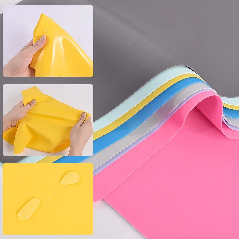 Tapis de protection en silicone thermorésistant et antidérapant pour loisirs créatifs et résine - 14 couleurs - Image 2