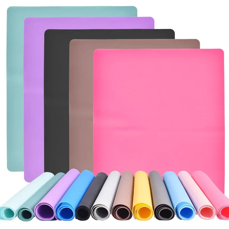 Tapis de protection en silicone thermorésistant et antidérapant pour loisirs créatifs et résine - 14 couleurs - Image 6