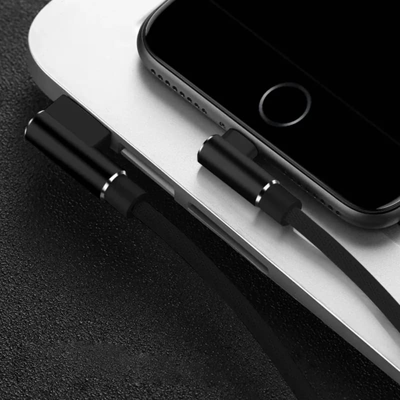 Câble USB-C coudé à 90° - Charge rapide et transfert de données slide 11