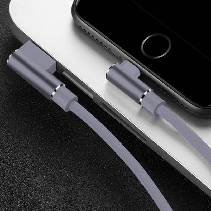Câble USB-C coudé à 90° - Charge rapide et transfert de données slide 9