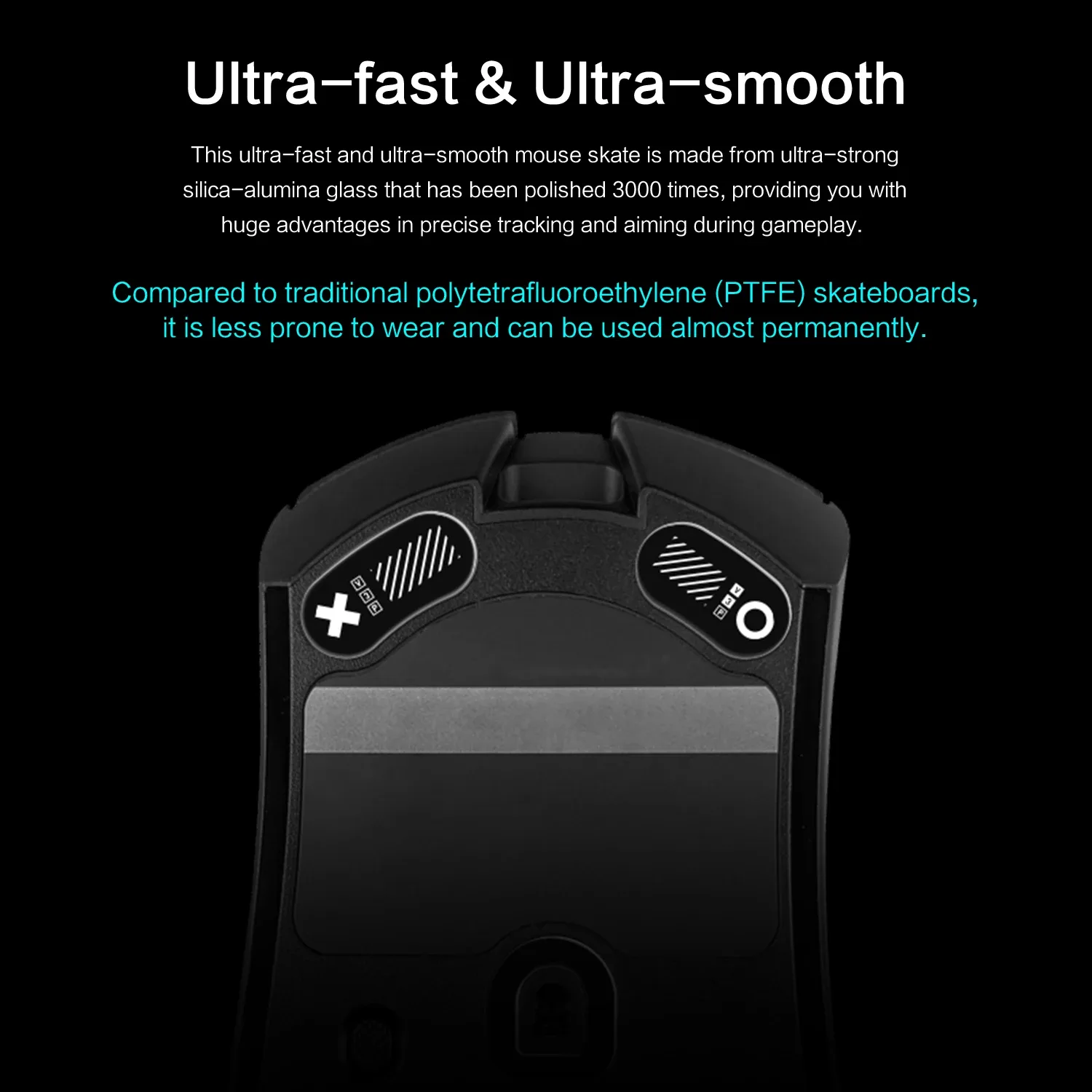 Patins de souris en verre pour Razer DeathAdder V3 Pro - Image 2