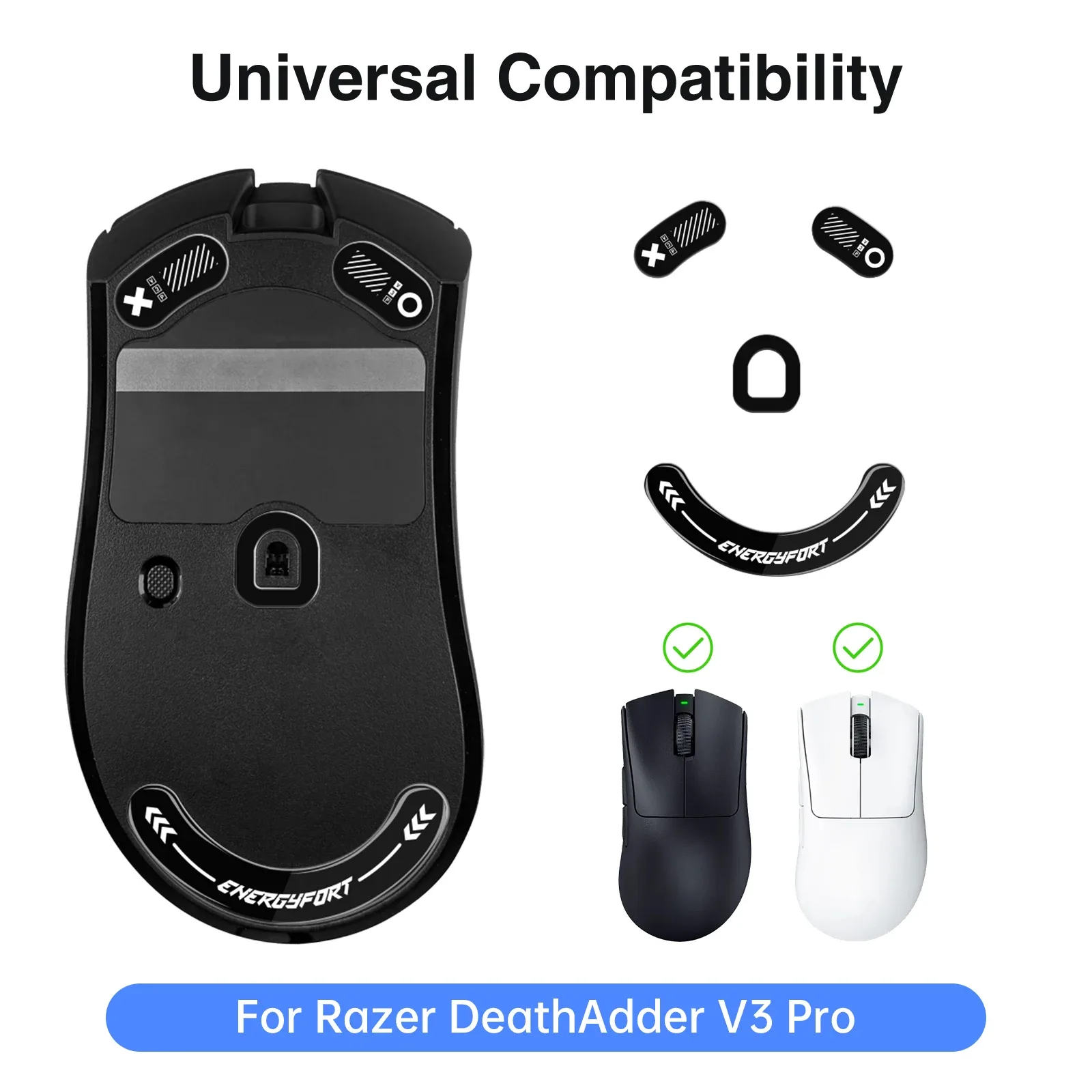 Patins de souris en verre pour Razer DeathAdder V3 Pro - Image 1