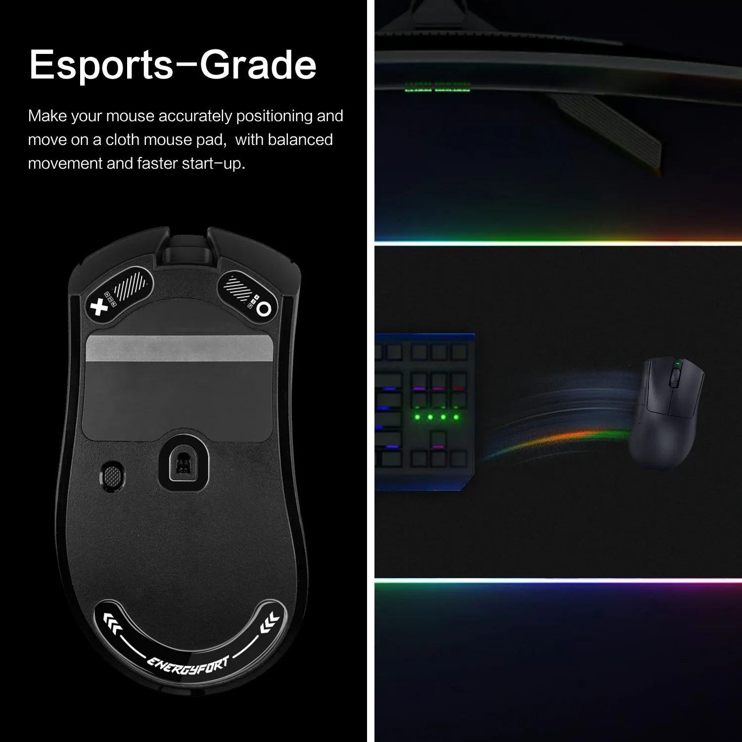 Patins de souris en verre pour Razer DeathAdder V3 Pro - Image 3
