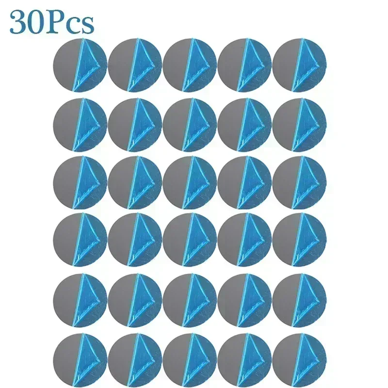 Plaques métalliques adhésives rondes (30 mm) pour supports de téléphone magnétiques slide 12