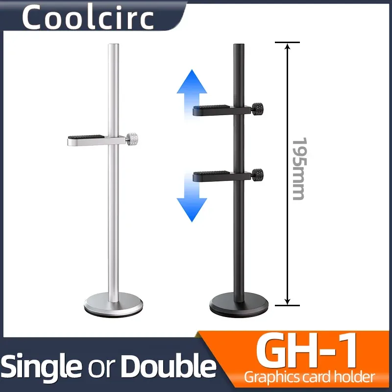 Coolcirc GH-1 - Support de Carte Graphique en Alliage d'Aluminium avec Base Magnétique Antidérapante - Image 1