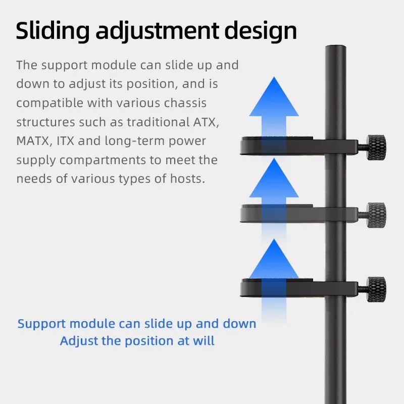Coolcirc GH-1 - Support de Carte Graphique en Alliage d'Aluminium avec Base Magnétique Antidérapante - Image 4