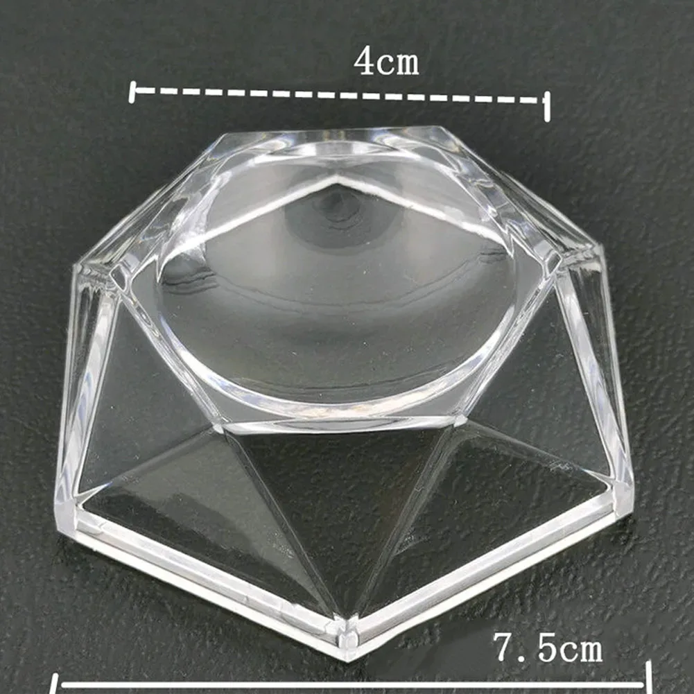 Support hexagonal en acrylique pour boule de cristal et sphère slide 5