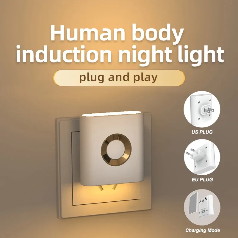 Veilleuse LED Rechargeable avec Détecteur de Mouvement GGbingo - Image 1
