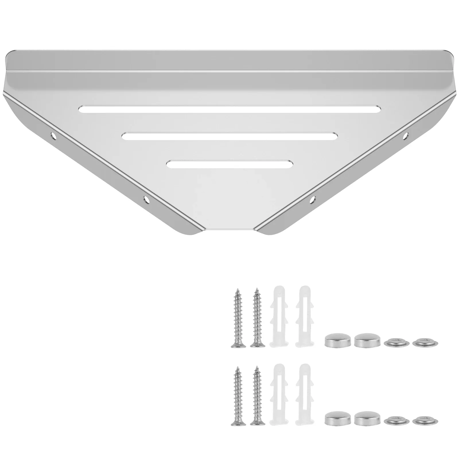Étagère d'angle de douche en acier inoxydable 304 sans perçage slide 7