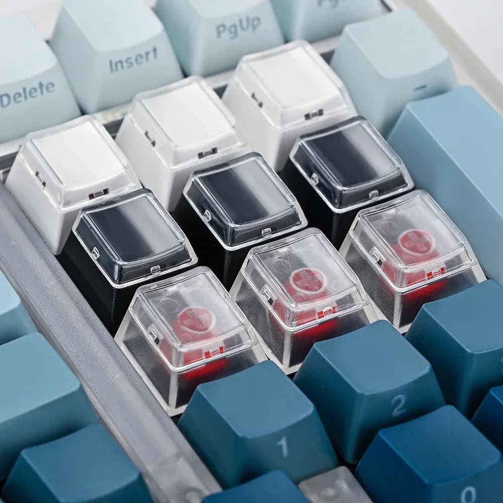 Touches de clavier personnalisables avec couvercle transparent (Lot de 12/24) slide 3