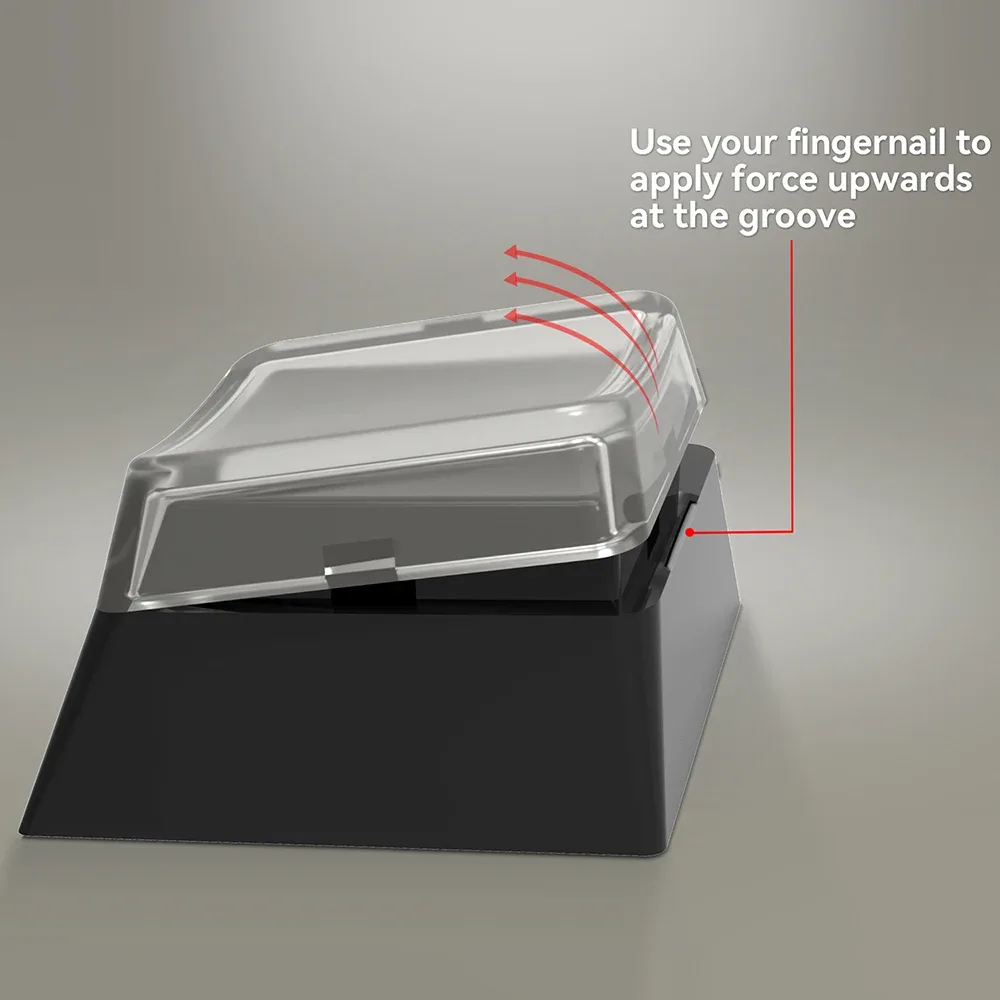 Touches de clavier personnalisables avec couvercle transparent (Lot de 12/24) slide 2
