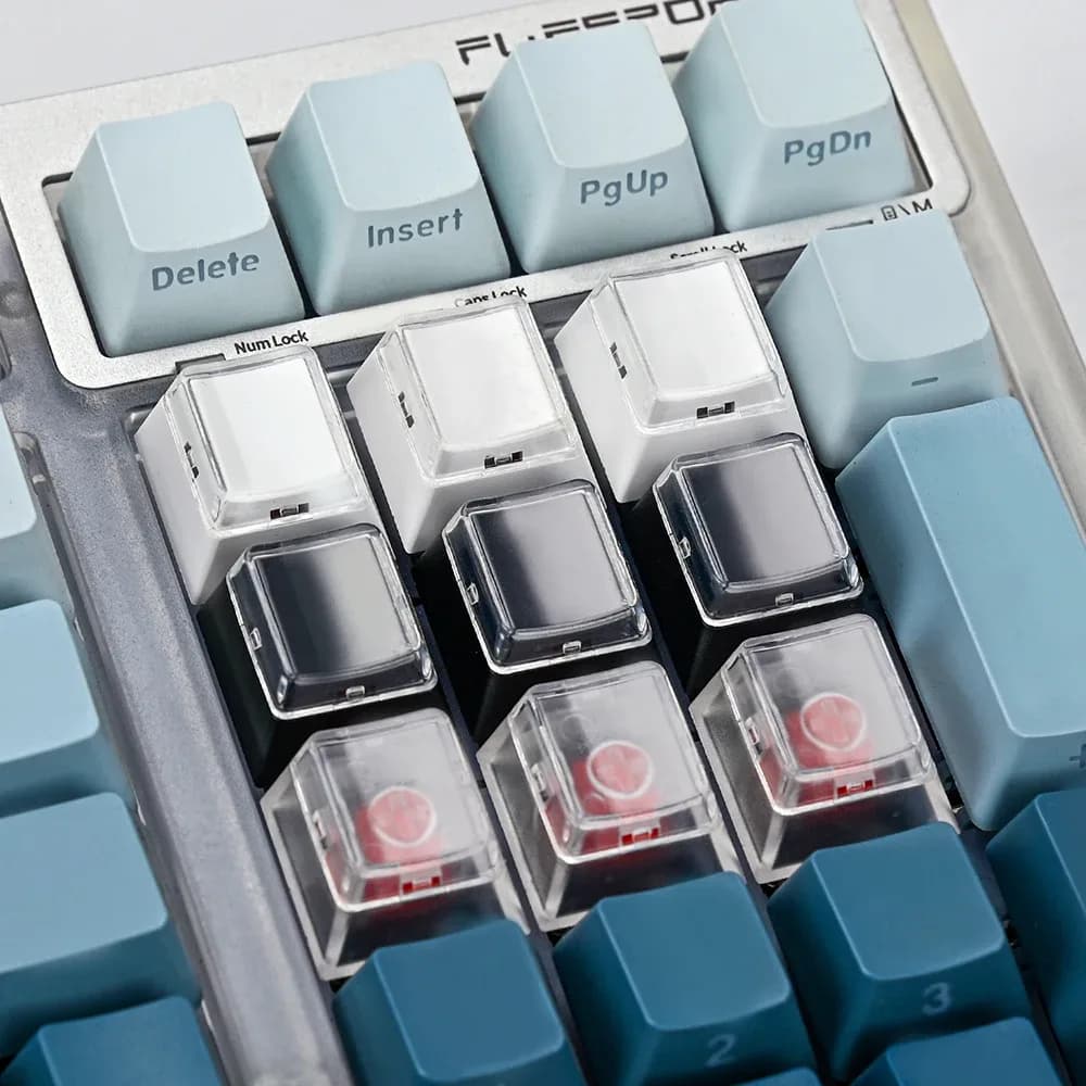 Touches de clavier personnalisables avec couvercle transparent (Lot de 12/24) slide 4