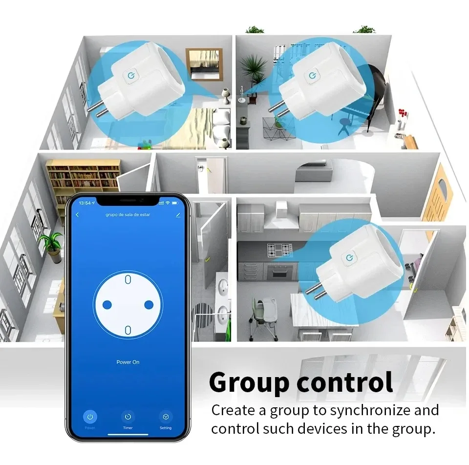 Prise Connectée WiFi/Zigbee 3.0 avec Suivi de Consommation - Compatible Alexa et Google Home - Image 5