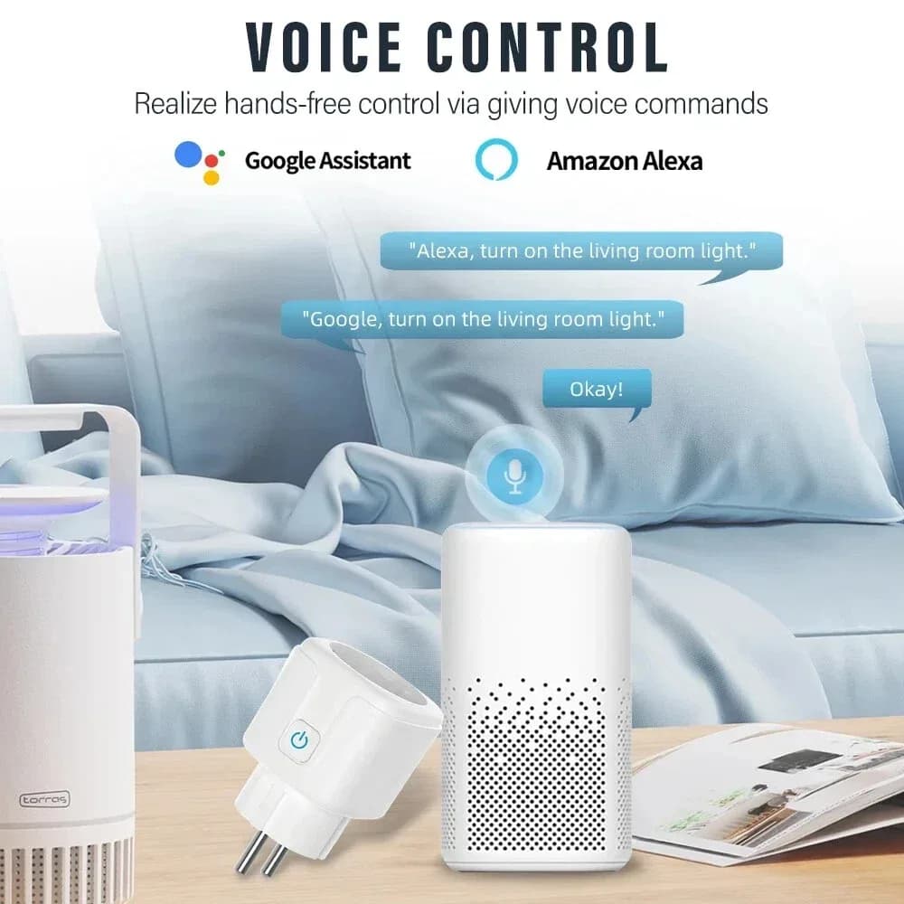 Prise Connectée WiFi/Zigbee 3.0 avec Suivi de Consommation - Compatible Alexa et Google Home - Image 4